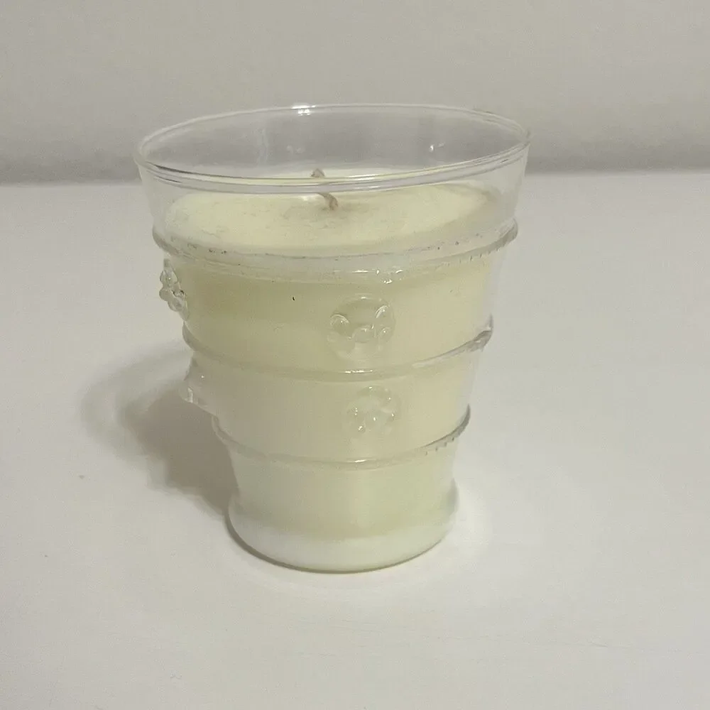 Zodax Grand Casablanca Scented Glass Jar Candle, 8.3 oz - White Rose